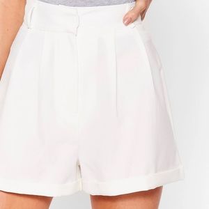 NWT High Waist Pleated Shorts